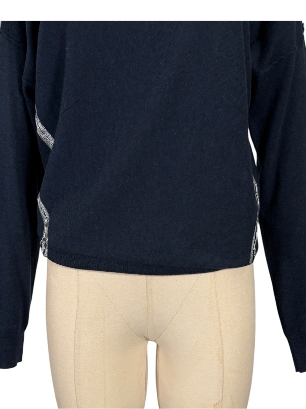 Zadig & Voltaire Anouk Foil Cashmere Blend Sweater Size XS - Picture 6 of 11